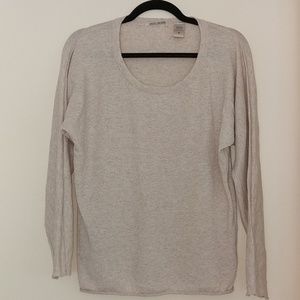 Lucky Oatmeal Cashmere Sweater
